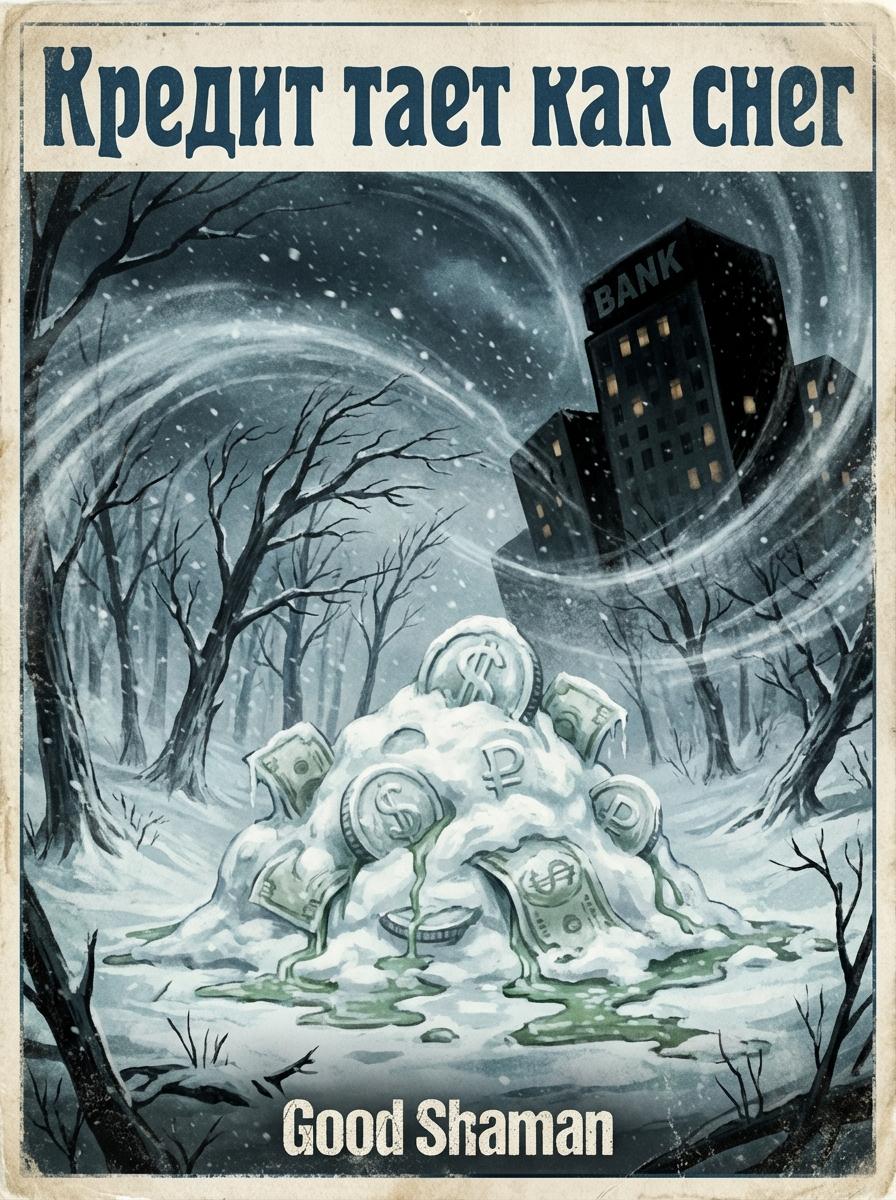 Кредит тает как снег