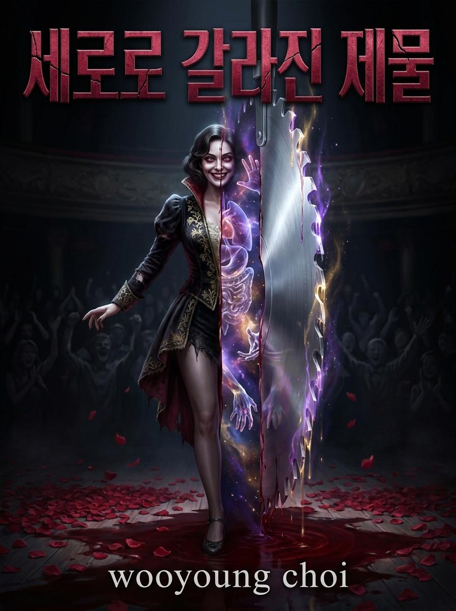세로로 갈라진 제물